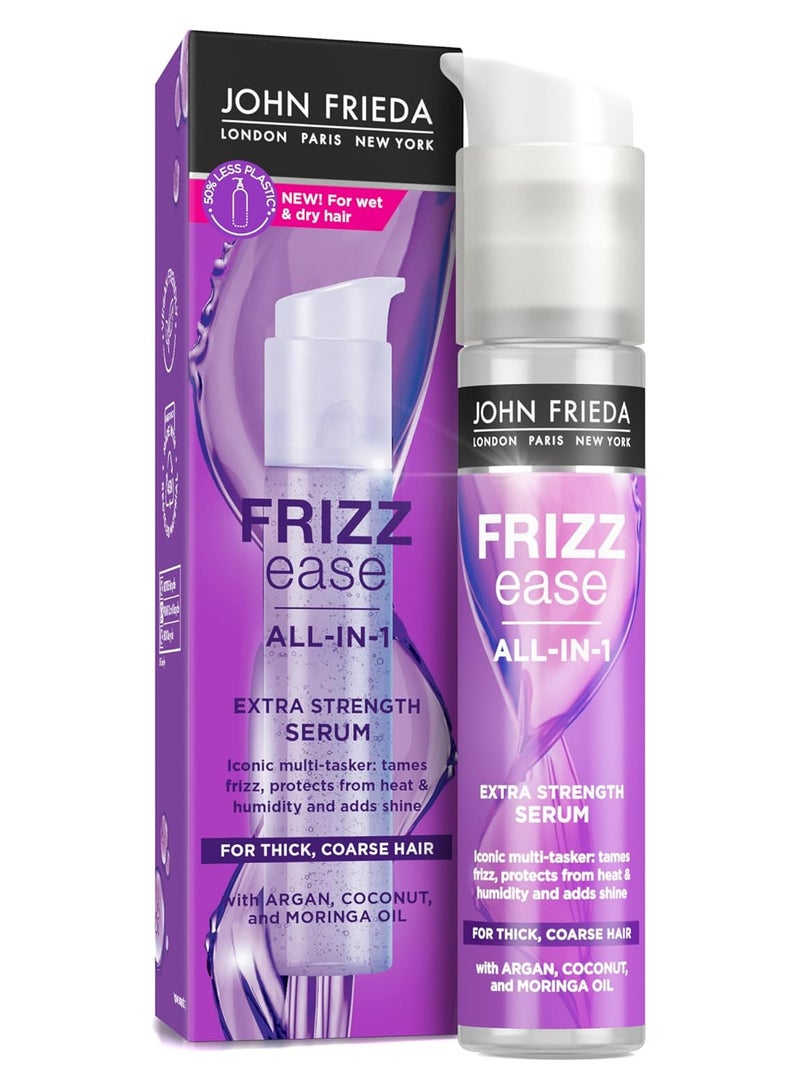 جون فريدا سيروم فريز ايز اكسترا سترينغث من جون فريدا بـ 6 تاثيرات للشعر السميك والخشن والمتجعد، 50 مل