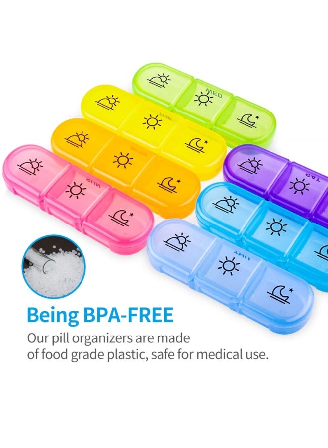 Dovva Pill Organizer 3 Times a Day, Weekly Pill Box, Portable Travel Pill Box 7 Day with 21 Compartments, Large Pill Holder for Storage Cod Liver Oil and Supplements, Vitamins - Image 5