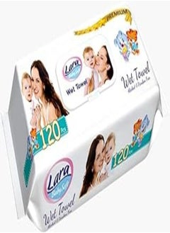 lara Lara Baby's Soft Premium Wet Wipes (120 Pieces) 