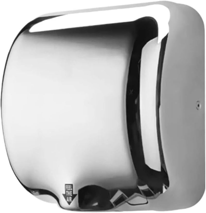 Hand Dryer, Hand Dryer HEPA High Speed ​​Wind 304 Stainless Steel Electric Bathroom Commercial Automatic for Kitchen Bedroom Hotel(Brushed) - Image 2