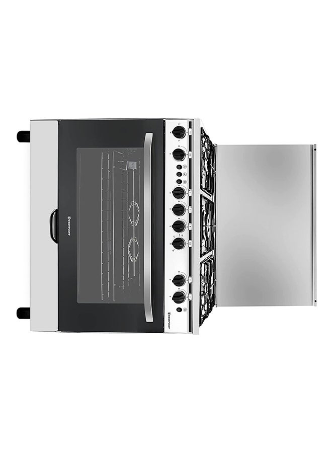 WESTPOINT 5 Burner Gas Cooker 90 x 60cm, Catalytic Cast Iron Grid, Full FFD Fan Assisted, Grill & Turnspit Functions, 1 year warranty WCE-9060HDFS Silver - Image 2