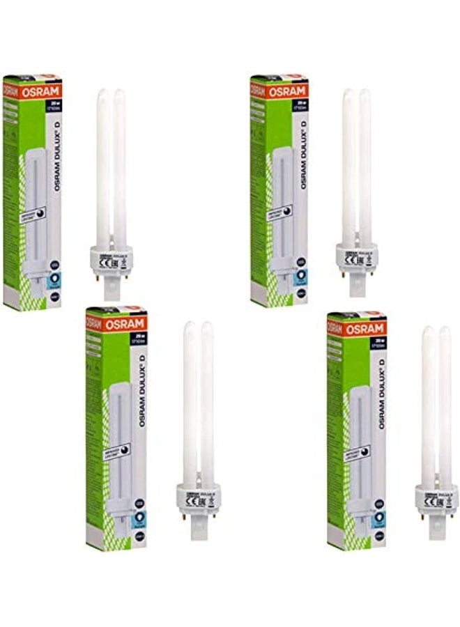 OSRAM Osram Long Lasting Home Decorative Fluorescent Track & Recessed 2 Pin CFL Bulb - 26 Watts (Pack of 4) - Image 1