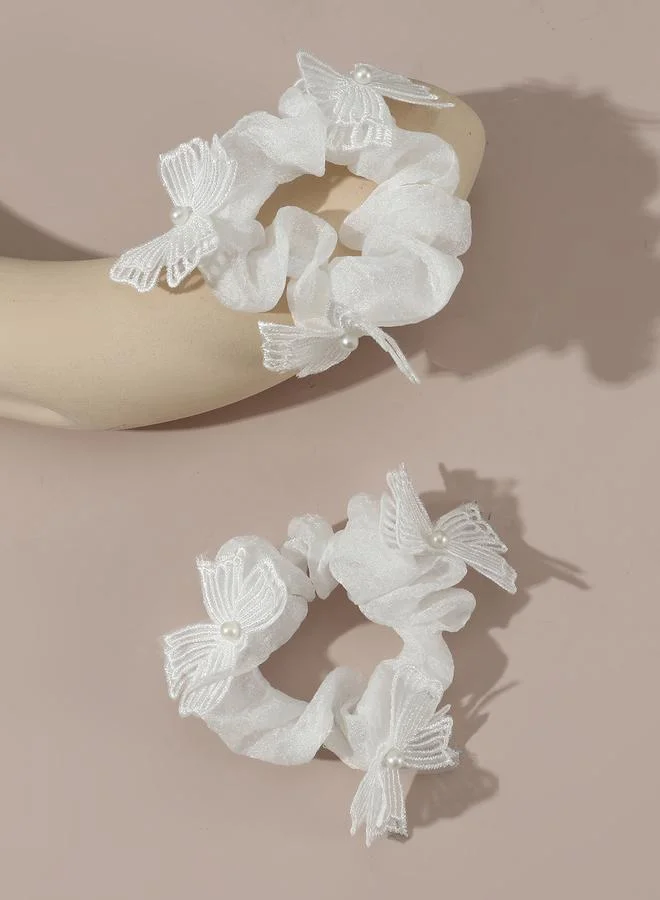 تايك تو Set of 2 - Butterfly Hair Ties