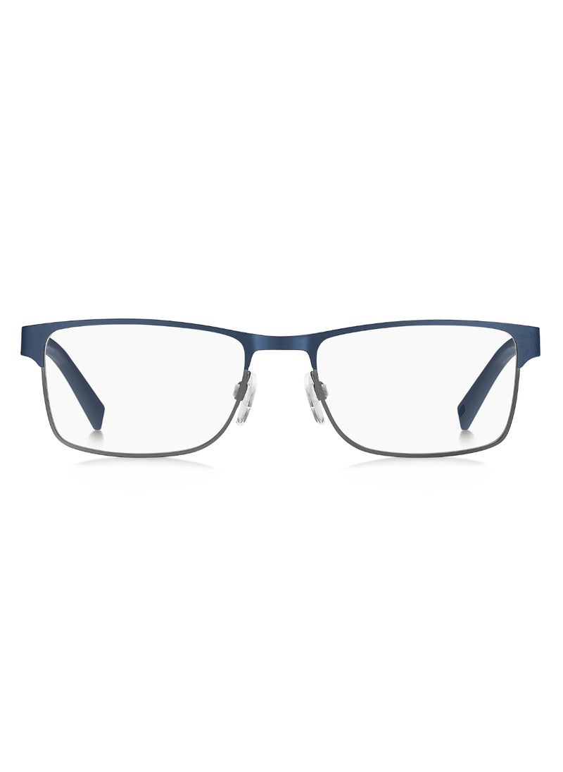 TOMMY HILFIGER - Men's  Rectangular Shape  Sunglasses Th 2041  35 - Lens Size: 35.1 Mm - Mtblu Ruth - Image 1