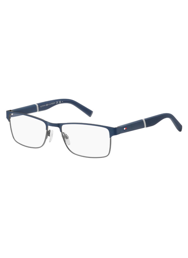 TOMMY HILFIGER - Men's  Rectangular Shape  Sunglasses Th 2041  35 - Lens Size: 35.1 Mm - Mtblu Ruth - Image 1