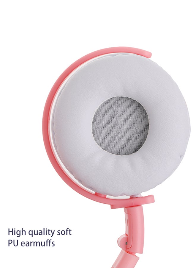 Alyashmac On-Ear Cat Ear Headphones Pink - Image 5