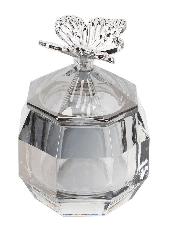 Cryfokt 1 PCS Dappen Dish for Acrylic Nails, Large Capacity Glass Monomer Dish Multifunctional Nails Tips Art Dappen Dish with Alloy Lid, Transparent Glass Crystal Cup for Jewelry Display - Image 4
