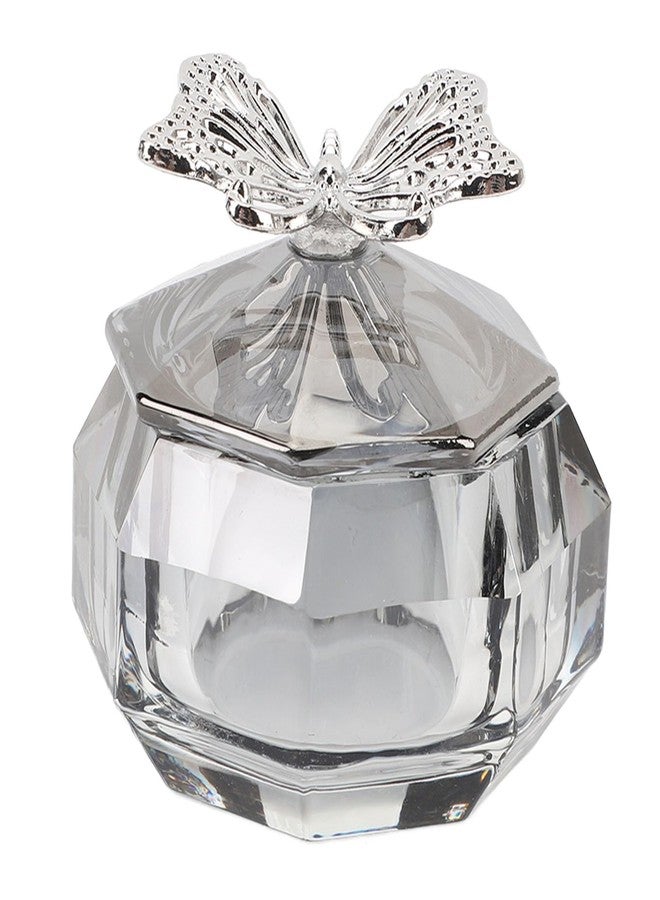 Cryfokt 1 PCS Dappen Dish for Acrylic Nails, Large Capacity Glass Monomer Dish Multifunctional Nails Tips Art Dappen Dish with Alloy Lid, Transparent Glass Crystal Cup for Jewelry Display - Image 5