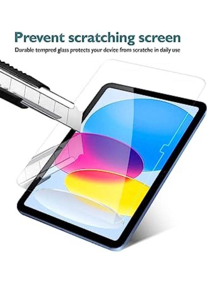 SHOPI - Protective Flip Cover For Apple iPad 10 (2022) - Black With 2 FREE Screen Protectors - Image 1
