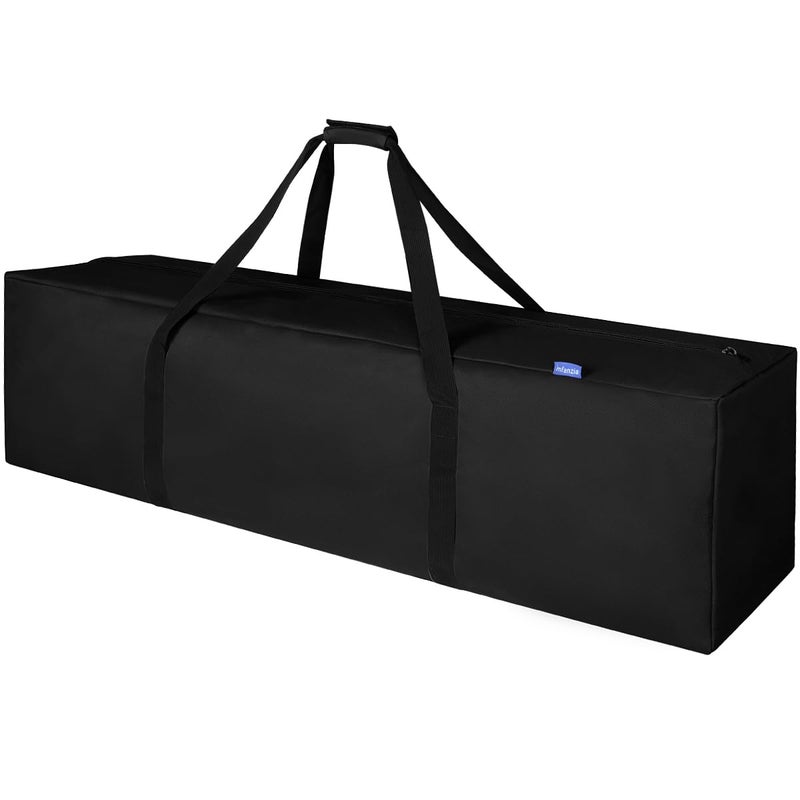 INFANZIA 45inch Sports Duffel Travel Bag, 115L Extra Large Duffel Luggage Bag with Upgrade Zipper, Water Resistant & Foldable Equipment Storage Bag for Camping Tent Tripod Fishing - Image 1