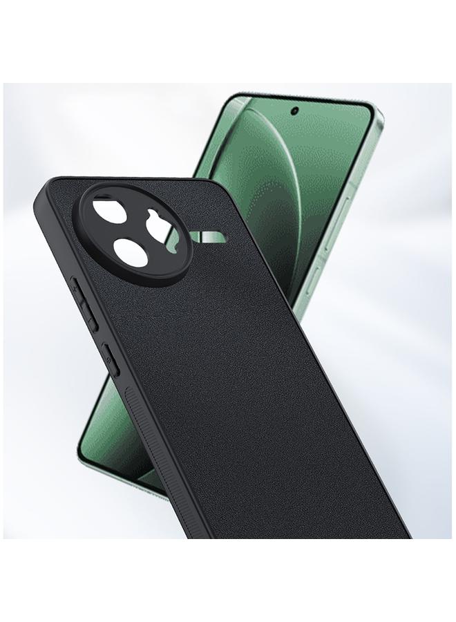 اس-توب جراب لهاتف Redmi K80 Pro، جراب هاتف جلدي رفيع للغاية من الجلد العادي - Image 2