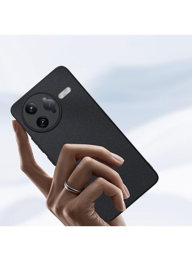 اس-توب جراب لهاتف Redmi K80 Pro، جراب هاتف جلدي رفيع للغاية من الجلد العادي - Image 3