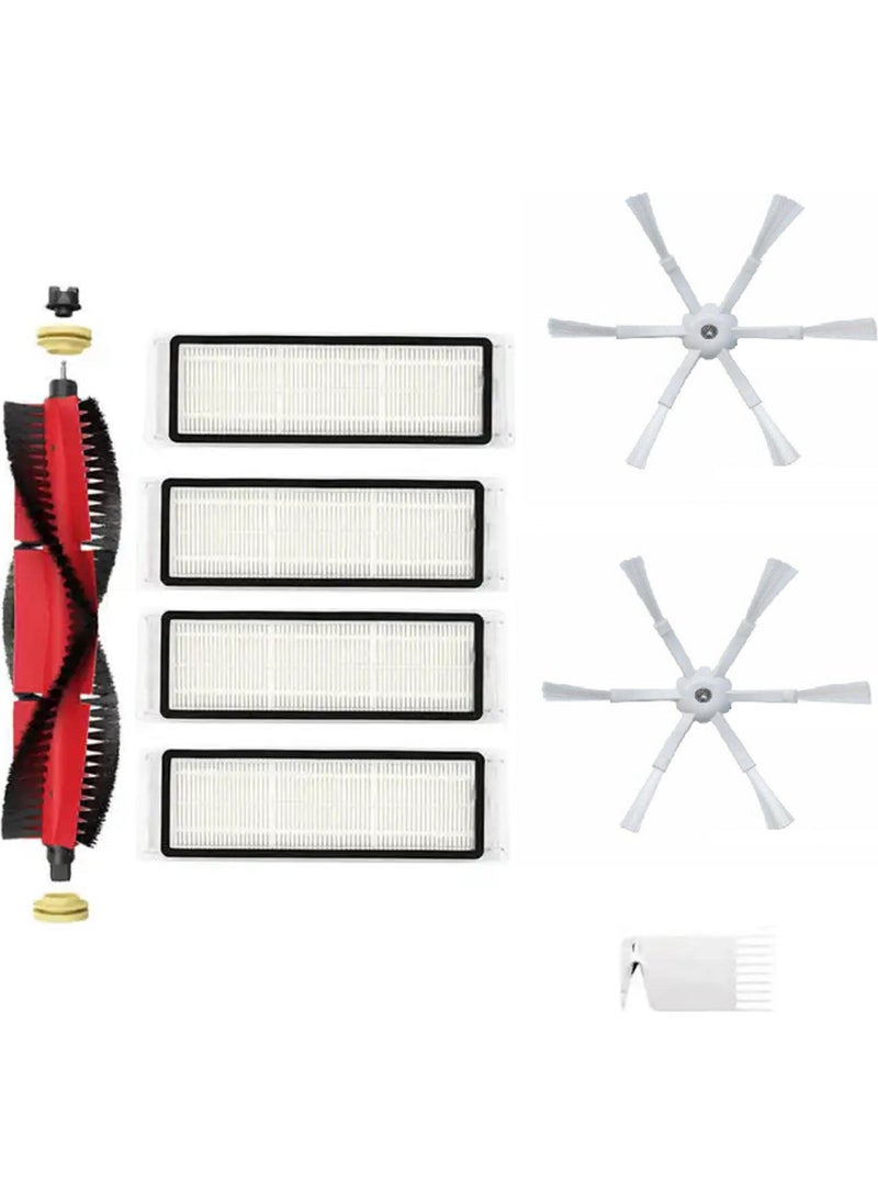 roborock S5 MAX,S50 S6 S6 Maxv S6 Pure White 8 Piece Set with 6 Arms Side Brush  - Image 1
