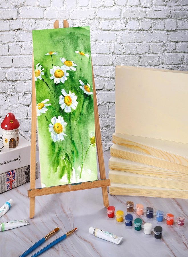 Aodaer 8 Pack Wood Panels 6 x 12 Inch Wooden Panels Canvas Unfinished Craft Wood Boards Panels for Art Crafts Acrylic and Oil Painting Pouring DIY Projects - Image 5