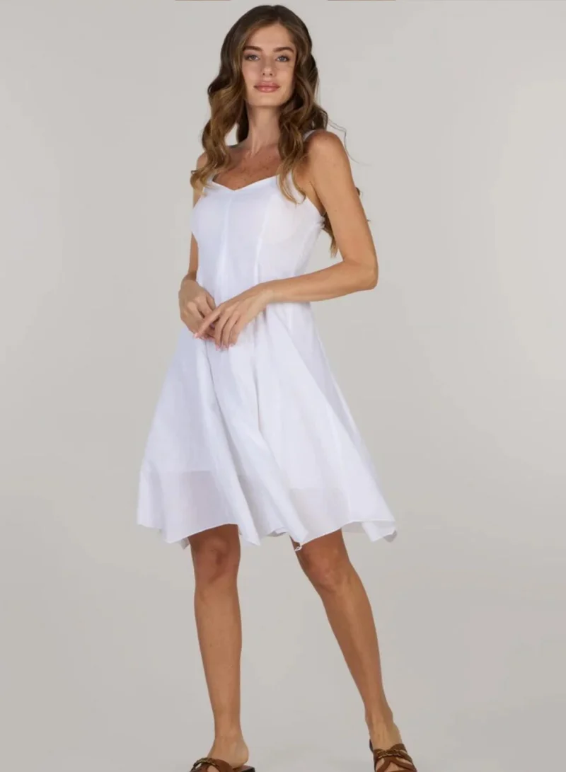 Just Nature Eva fit & flare short dress