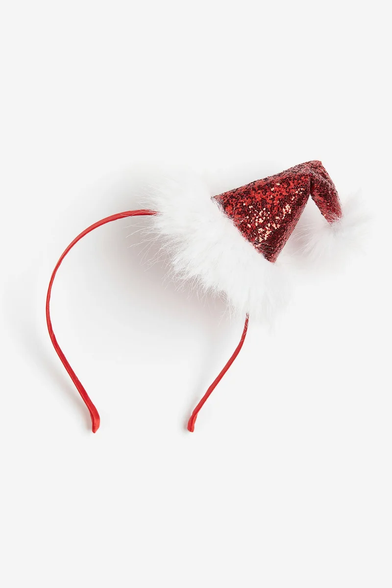H&M Alice band with a Santa hat