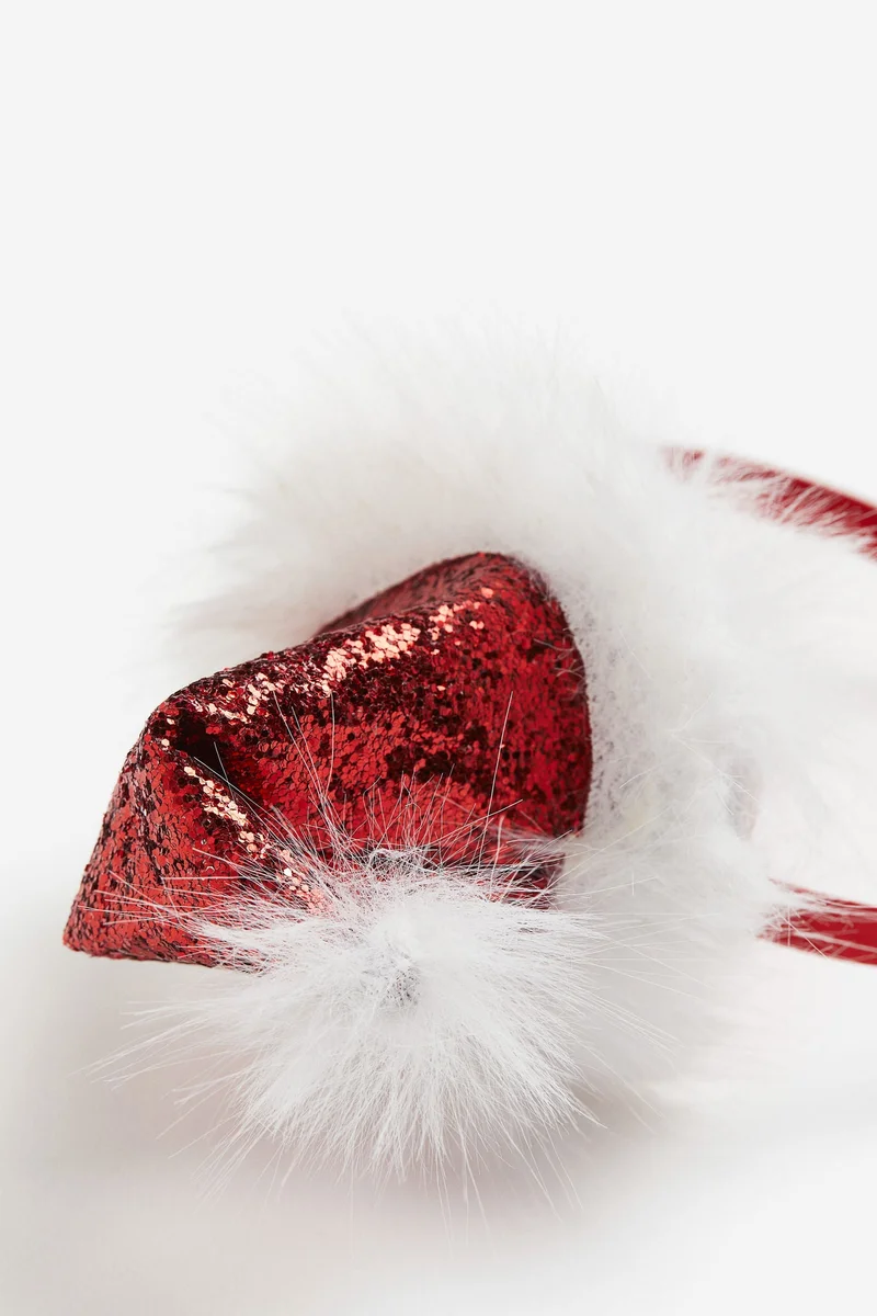 H&M Alice band with a Santa hat