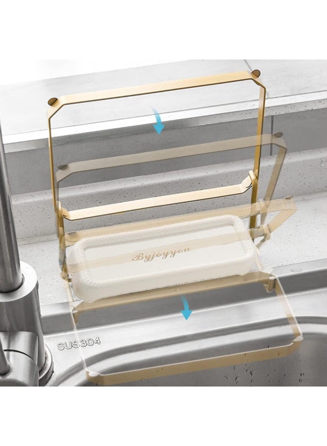 Foldable kitchen sink filter basket | 50 disposable mesh bags | Food waste disposal gadget - Image 2