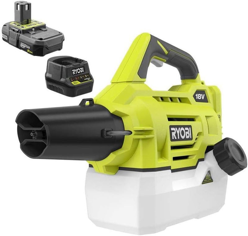 Ryobi ONE+ بخاخ لاسلكي ببطارية ليثيوم أيون 18 فولت مع بطارية 2.0 أمبير وشاحن متضمن باللون الأخضر - Image 1