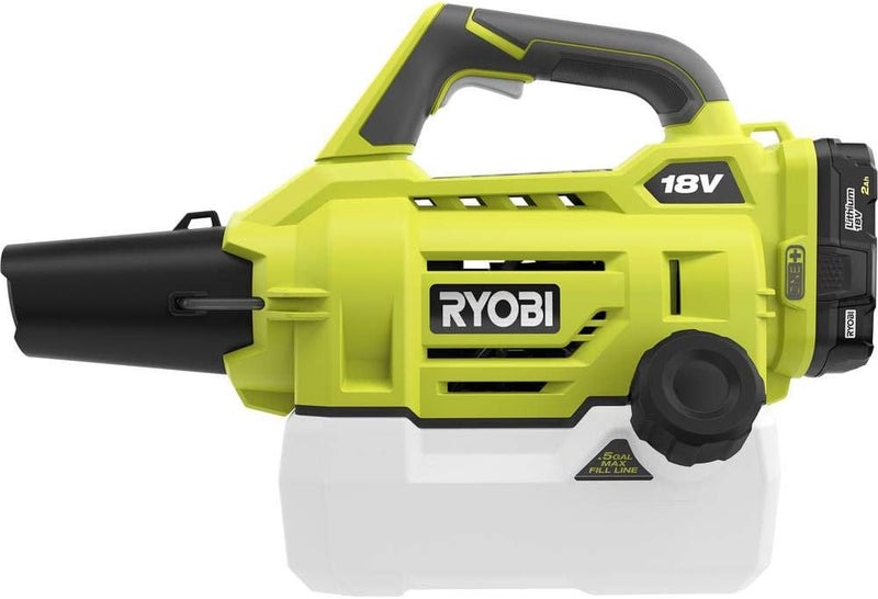 Ryobi ONE+ بخاخ لاسلكي ببطارية ليثيوم أيون 18 فولت مع بطارية 2.0 أمبير وشاحن متضمن باللون الأخضر - Image 2