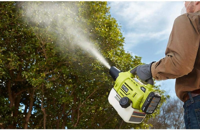 Ryobi ONE+ بخاخ لاسلكي ببطارية ليثيوم أيون 18 فولت مع بطارية 2.0 أمبير وشاحن متضمن باللون الأخضر - Image 5
