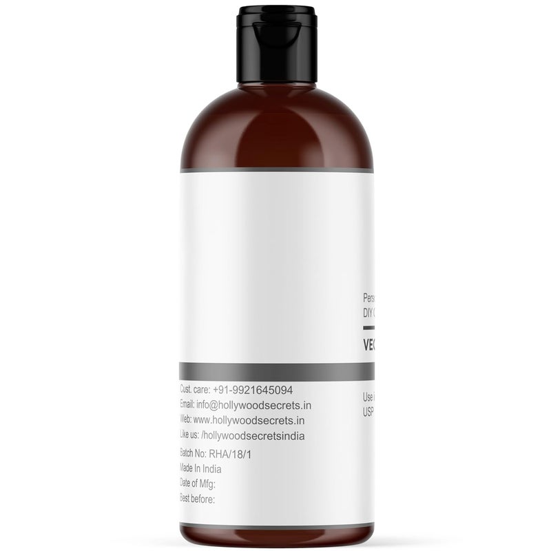 Hollywood Secrets Pure Organic Glycerin Vegetable Liquid 500 ml USP  IP Pharma Cosmetic GRADE Skin Face Softening Moisturizing - Image 2