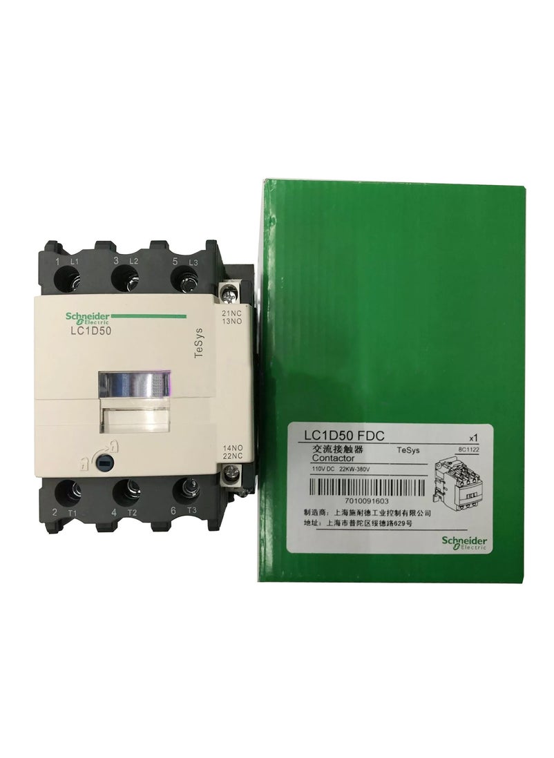 Schneider - Schneider Contactor LC1D50FDC - 110VDC - Image 1