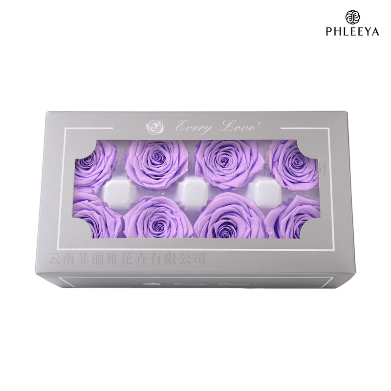 Eternal Flower Rose Flower Head Diy Material 4-5Cm8 Finished Bouquet Gift High Sense Dried Flowers Flowers - Image 1