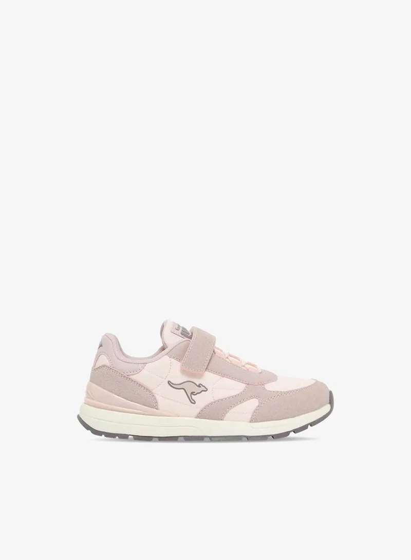 Kangaroos Girls Panelled Hook & Loop School Sports Shoes