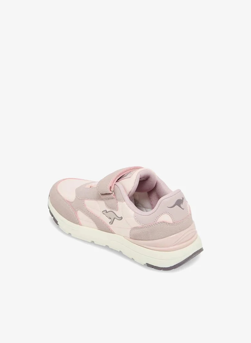 Kangaroos PINK Girls Panelled Hook & Loop School Sports Shoes for Women | Best Price UAE