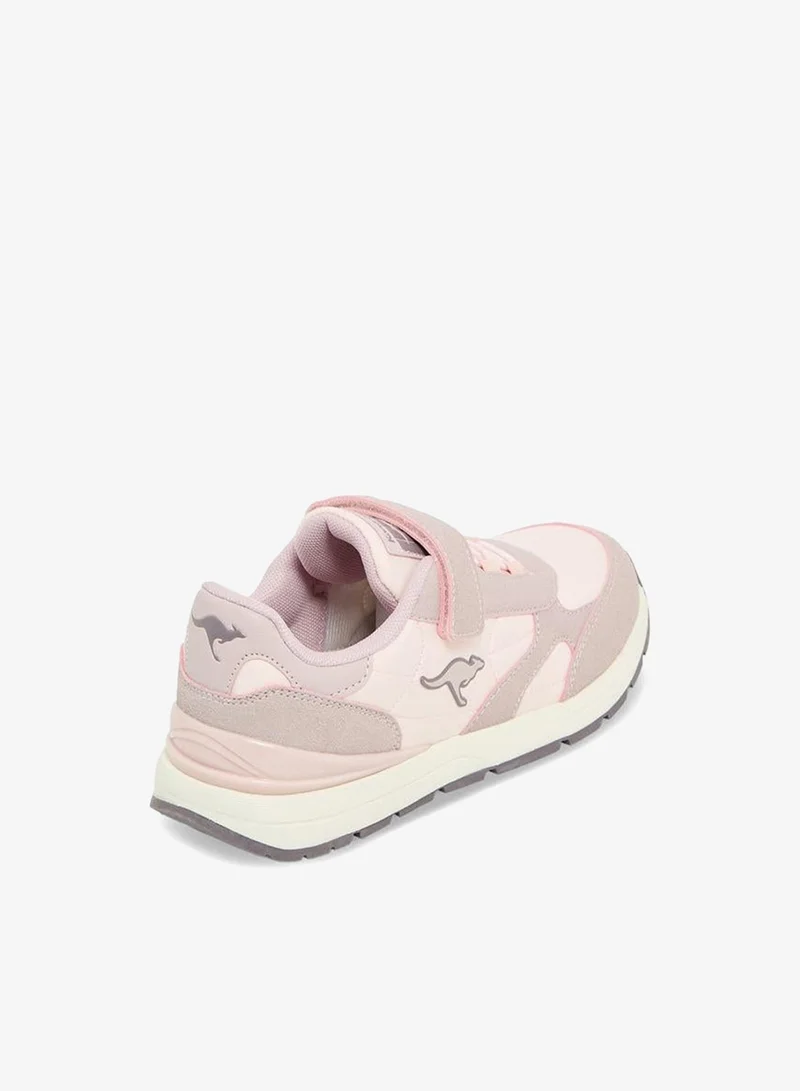 Kangaroos PINK Girls Panelled Hook & Loop School Sports Shoes for Women | Best Price UAE