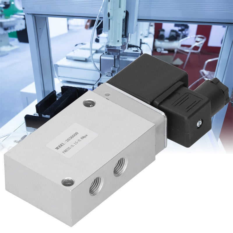 Electric Solenoid Valve G1/4in PilotOperated 2 Position 5 Way Connection Type 2636000(DC24V ) - Image 4