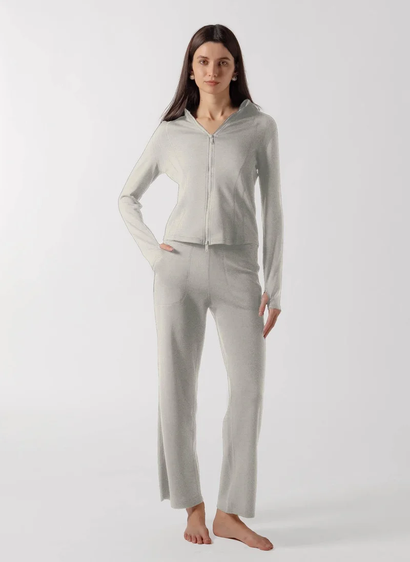 SOFT CONTOUR ZIP-UP JACKET  SET
