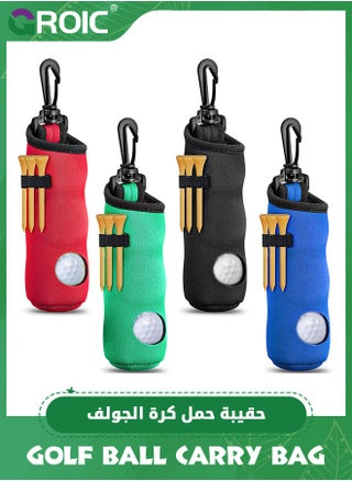 4 Pieces Golf Tee Holder Golf Ball Carry Bag Pouch Golf Ball Holder Keychain Belt Clip Golf Gifts Accessories - pzsku/Z88398ACC72693176FF3EZ/45/_/1709279375/6ca0fc99-4f03-4bb1-9a75-d6afccefa073