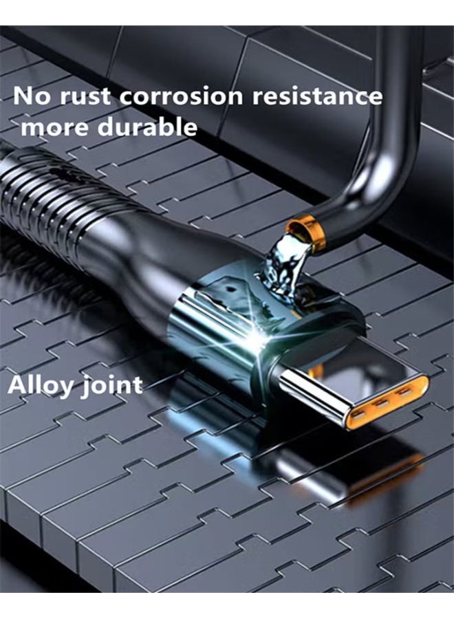 3-in-1 USB Fast Charging Cable - 120W Power Super Fast Charger Cords Universal Phone Charger, Multiple Charger Wire for Cellphone, Tablets and More - Image 5