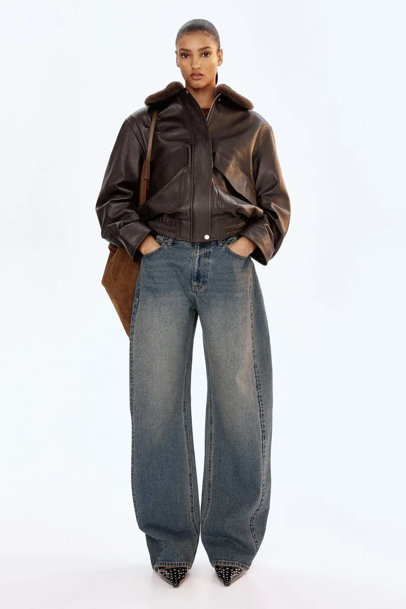 H&M Barrel-leg jeans