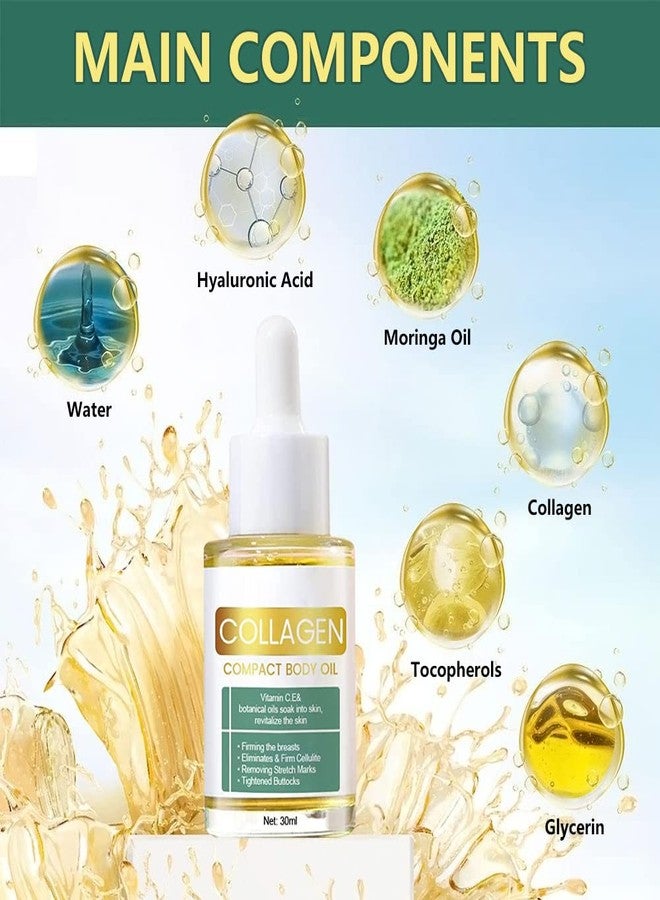 3PC Beauty Women Collagen Lifting Body Oil, Collagen Lifting Body Oil, Anti Aging Collagen Serum for Face, Reduces Fine Lines and Wrinkles - Image 4