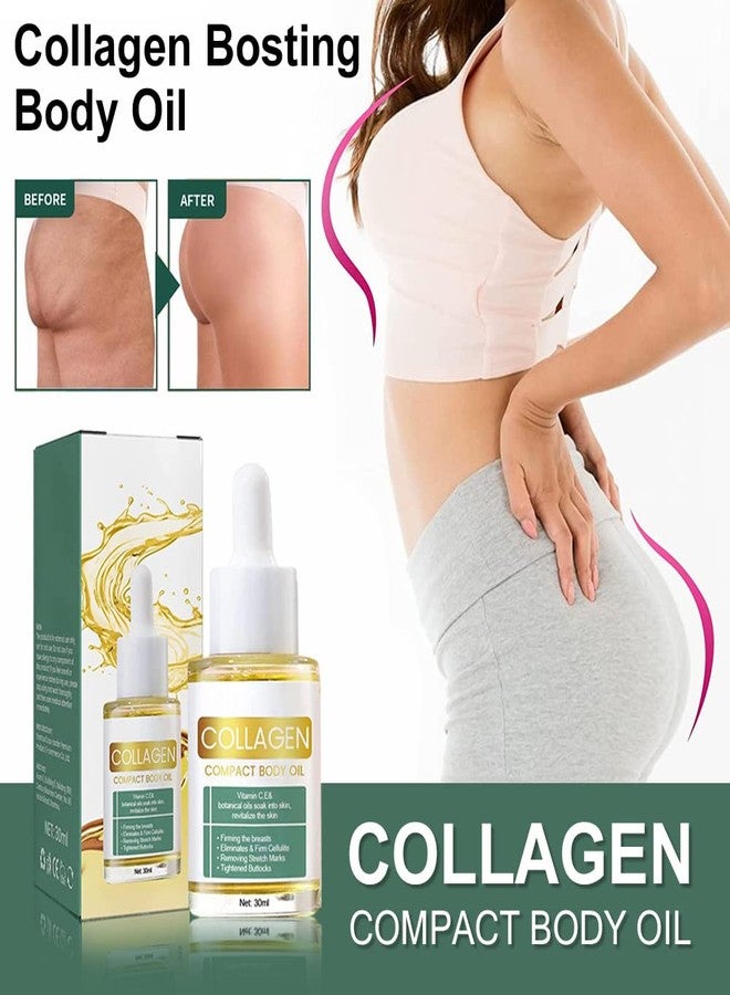 3PC Beauty Women Collagen Lifting Body Oil, Collagen Lifting Body Oil, Anti Aging Collagen Serum for Face, Reduces Fine Lines and Wrinkles - Image 3