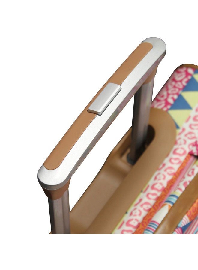 Lily Bloom Design Pattern Luggage 24 Inches Softside Expandable Suitcase with 4-Rolling Spinner Wheels for Woman - Durable Mid-Sized Lightweight Checked Bag, On The Prowl, 24" - Image 5