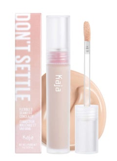 KAJA Liquid Concealer - Don't Settle | Buildable, Lightweight, Light-to-medium Coverage, Color-correcting, 03 Mooncake, 0.21 Oz  - Image 1