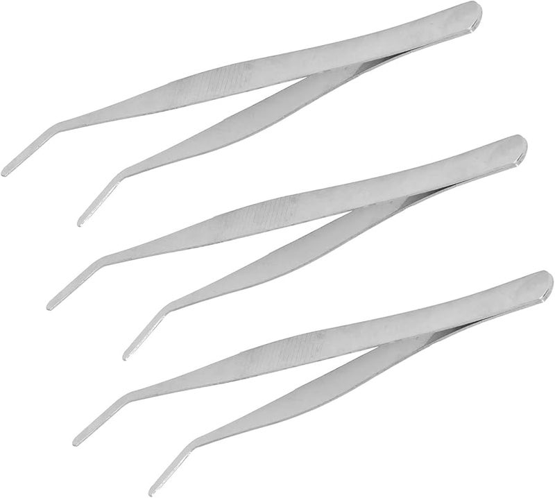 Steel Curved Tweezers Nippers Gardening Tools DIY Craft Jewelry Making - Image 4