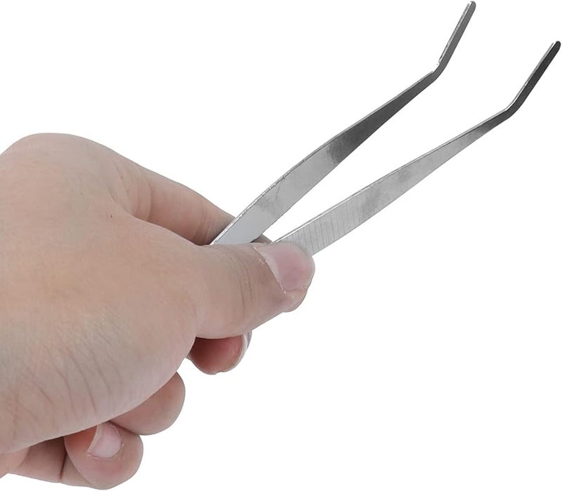 Steel Curved Tweezers Nippers Gardening Tools DIY Craft Jewelry Making - Image 5