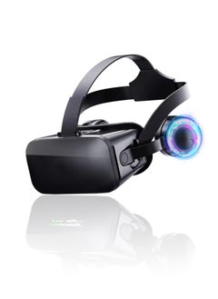 كسينياو سماعة الواقع الافتراضي 3D VR تدعم 720°Panorama شاشة كبيرة مضادة للضوء الأزرق ومسافة حدقة العين القابلة للتعديل لمنع التعب نظارات واقية لأفلام 4K وألعاب الواقع الافتراضي  - Image 1