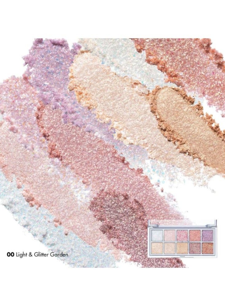 روماند مجموعة ظلال العيون ذا سيكريت جاردن 10 الوان AND LIGHT  GLITTER GARDEN - Image 2