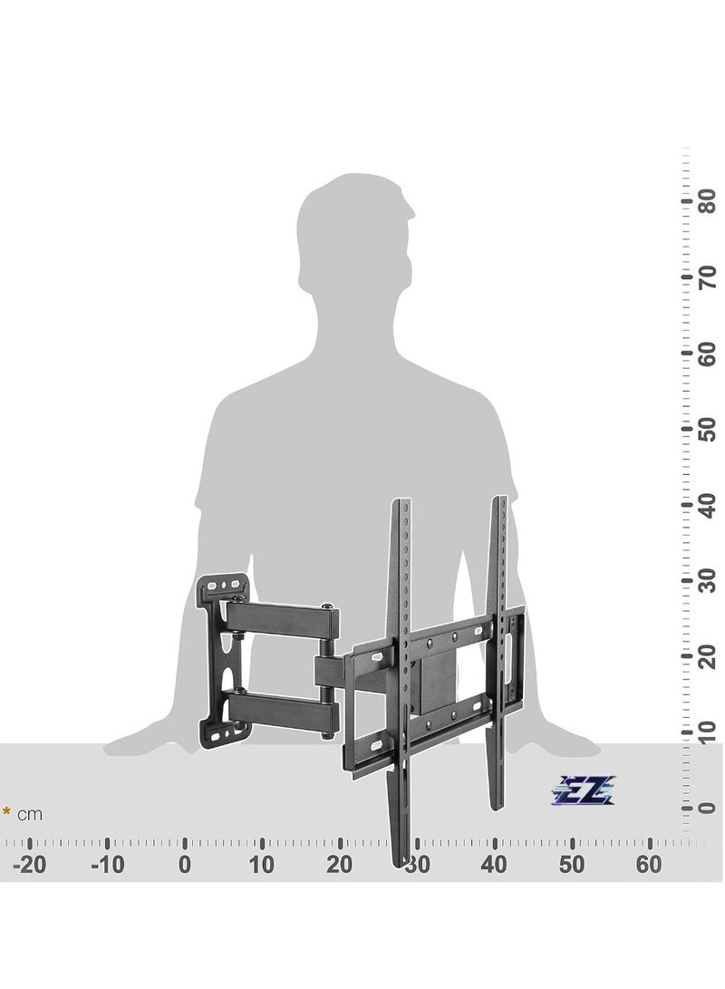 ELTRAZONE Swivelling Tilting Wall Mount for 32 to 55 Inch TV Vesa 400 x 400 - Image 2