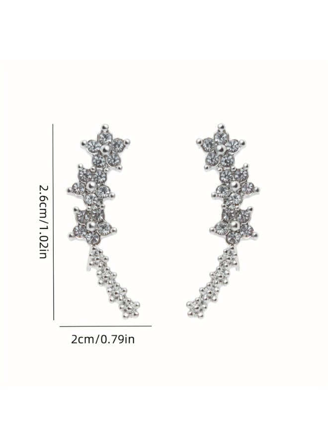 FLOVAZO 4 Pairs French-Inspired Chic Earrings - Premium Alloy Material, Elegant Minimalist Design for Daily Wear Special Occasions - Image 3