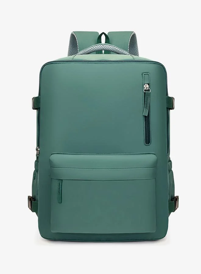 Take Two  Green Zip Closure Backpack for Women | Best Price UAE