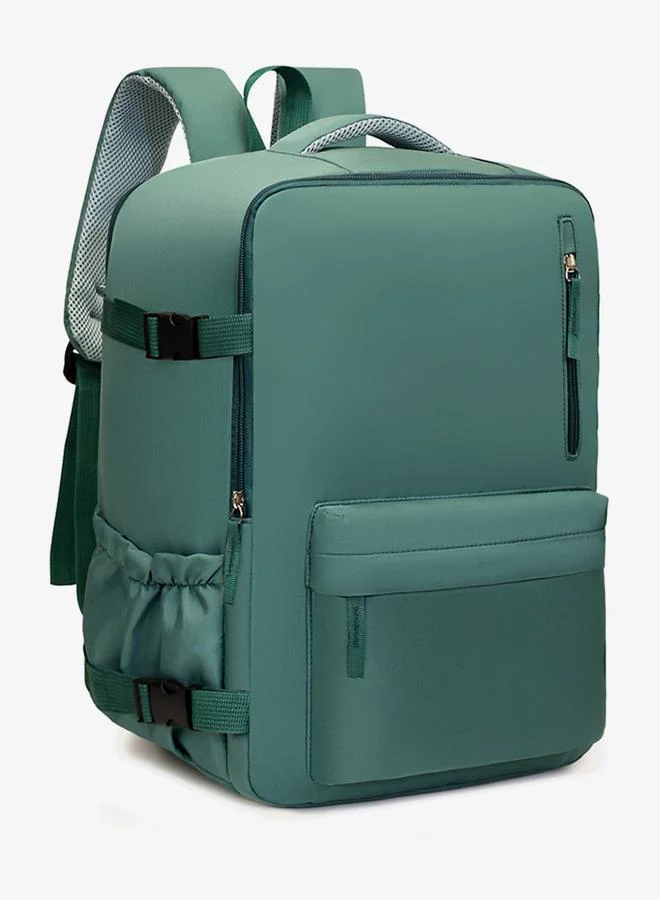 Take Two  Green Zip Closure Backpack for Women | Best Price UAE