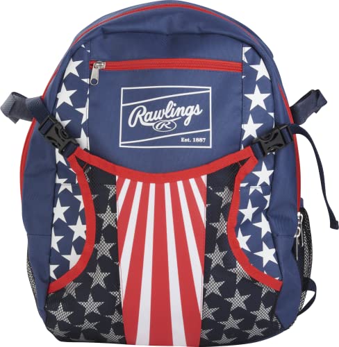 Rawlings REMIX Backpack Equipment Bag TBall Youth Baseball Softball USA - Image 3