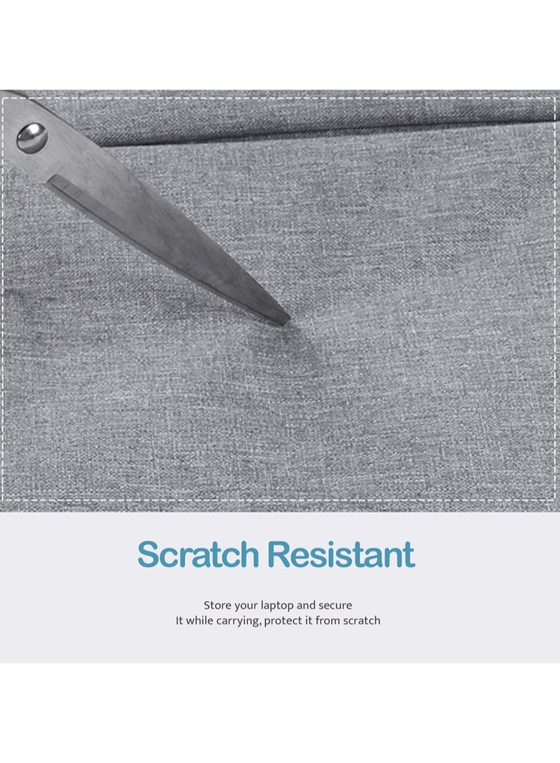 15.6-Inch Laptop bag Case Briefcase Handlebag for Macbook Grey - Image 3